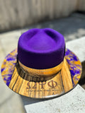 Omega Psi Phi Wood Brim