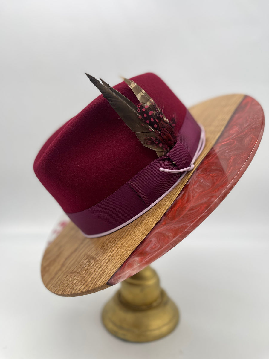 COCAINA WOOD BRIM FEDORA – The Dapper Renaissance