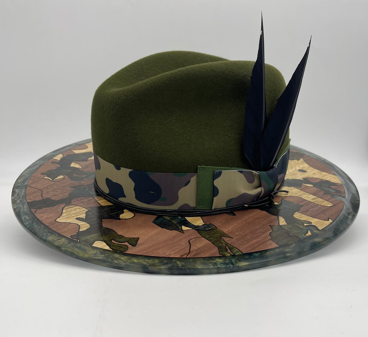 CAMO WOOD BRIM – The Dapper Renaissance