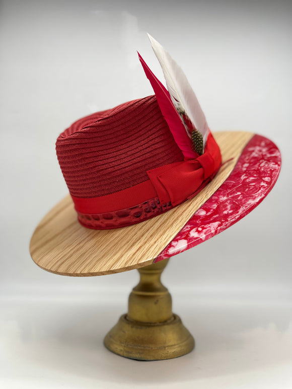 READY TO SHIP- XL Red Alligator Straw