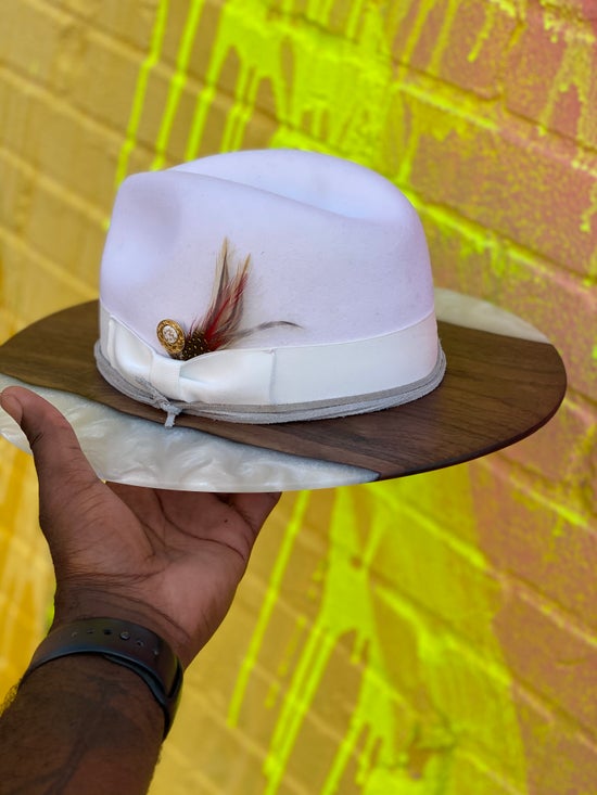 COCAINA WOOD BRIM FEDORA - Main Image